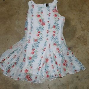 Alice through the looking glass floral dress